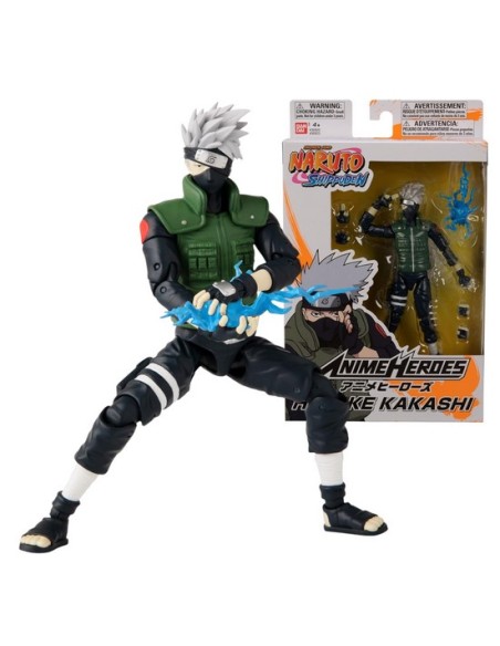 NARUTO - ANIME HEROES - KAKASHI HATAKE - ACTION FIGURE 17CM