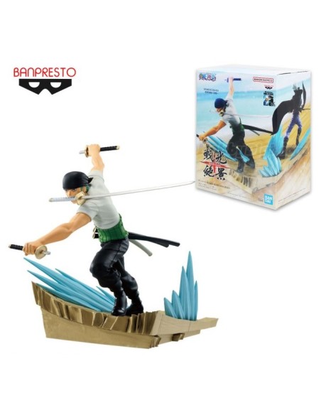 ONE PIECE - SENKOZEKKEI - RORONOA ZORO - STATUA 11CM