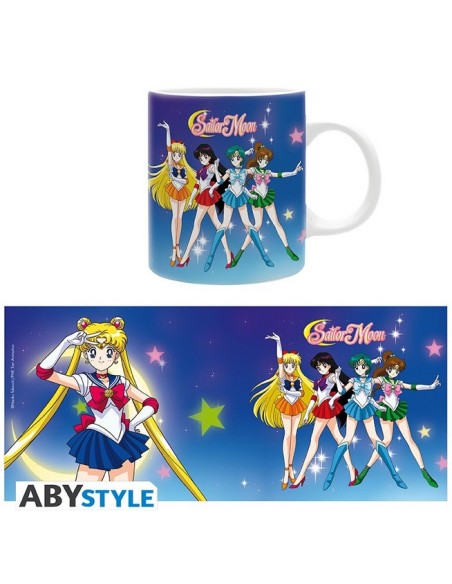 SAILOR MOON - TAZZA 320ML - SAILOR WARRIORS