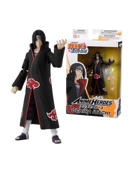 NARUTO - ANIME HEROES - ITACHI UCHIHA - ACTION FIGURE 17 CM