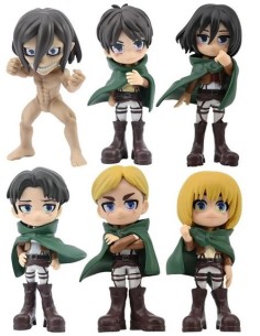 ATTACK ON TITAN - ANIME FIGURES BLIND BOX - CHARACTERS...