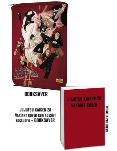 JUJUTSU KAISEN SORCERY FIGHT 28 VARIANT CON BOOKSAVER E ADESIVI ESCLUSIVI