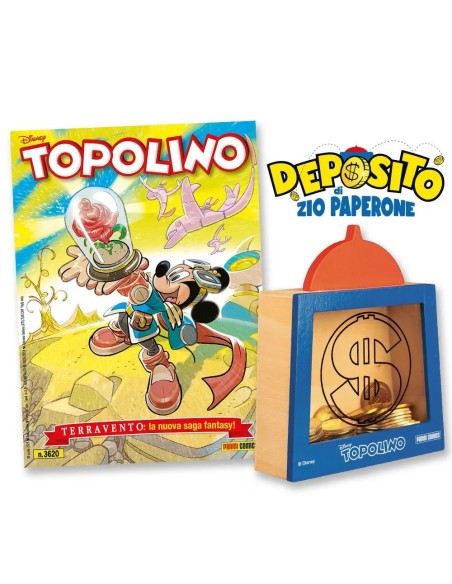 TOPOLINO 3620 CON IL SALVADANAIO DI ZIO PAPERONE