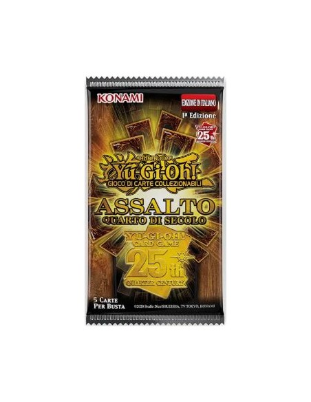 YU-GI-OH! - QUARTER CENTURY STAMPEDE - ASSALTO QUARTO DI SECOLO - BUSTA