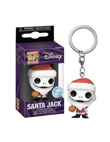 DISNEY: NIGHTMARE BEFORE CHRISTMAS - SANTA JACK - POCKET POP KEYCHAIN