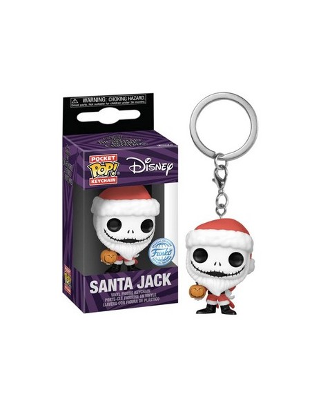 DISNEY: NIGHTMARE BEFORE CHRISTMAS - SANTA JACK - POCKET POP KEYCHAIN