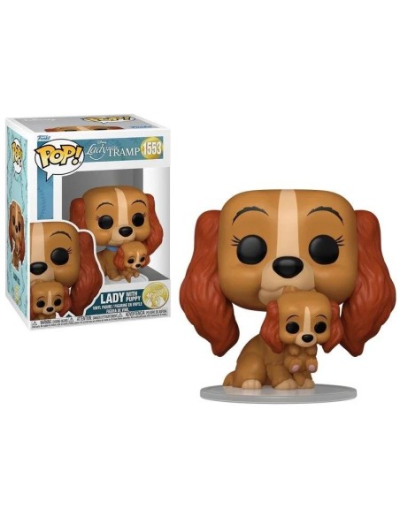 DISNEY: THE LADY AND THE TRAMP 70TH ANNIVERSARY - LADY W/PUPPY - POP 1553