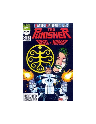 PUNISHER DEVIL NOMAD GIOCO MORTALE 1 - MARVEL MINISERIE 8