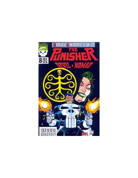 PUNISHER DEVIL NOMAD GIOCO MORTALE 1 - MARVEL MINISERIE 8