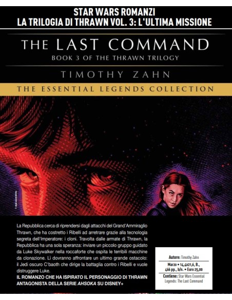 STAR WARS ROMANZI L`EREDE DELL`IMPERO LA TRILOGIA DI THRAWN VOL. 3