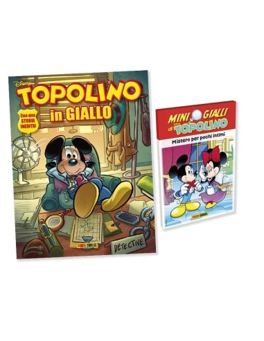TOPOLINO IN GIALLO 15 CON IL SECONDO (DI 3) MINIGIALLO DI TOPOLINO - TOPOLINO IN GIALLO 22
