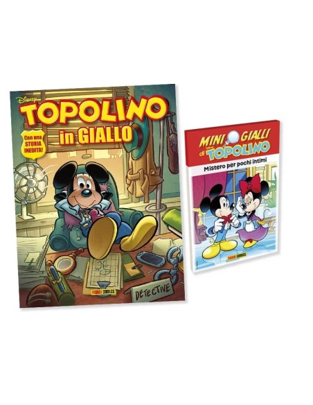 TOPOLINO IN GIALLO 15 CON IL SECONDO (DI 3) MINIGIALLO DI TOPOLINO - TOPOLINO IN GIALLO 22
