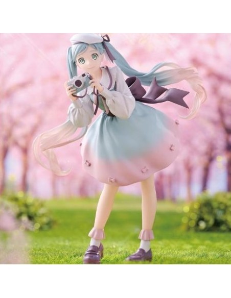 HATSUNE MIKU - HOLIDAY MEMORIES - CAMERA - STATUA 20CM