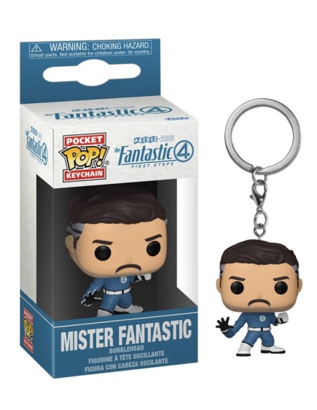 MARVEL: THE FANTASTIC FOUR: FIRST STEPS - MR. FANTASTIC - POCKET POP KEYCHAIN