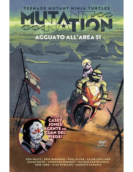 TEENAGE MUTANT NINJA TURTLES MUTANT NATION VOL. 1 AGGUATO ALL`AREA 51