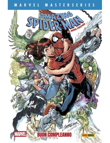 MARVEL MASTERSERIES AMAZING SPIDER-MAN DI STRACZYNSKI 3 (di 7) BUON COMPLEANNO