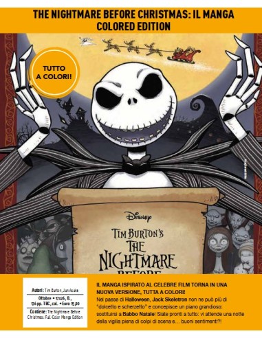 THE NIGHTMARE BEFORE CHRISTMAS: IL MANGA COLORED EDITION