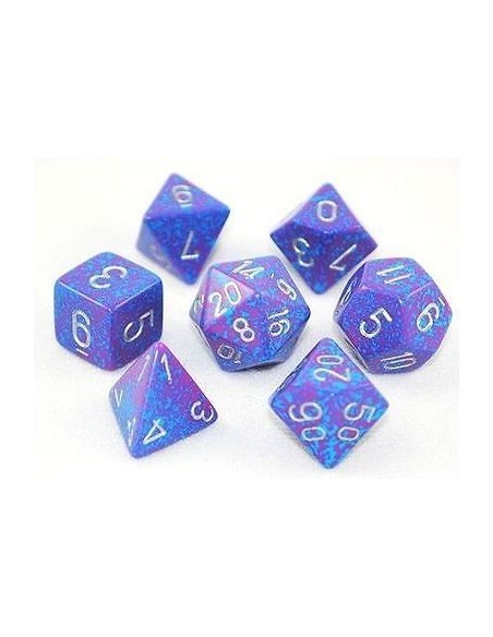 BOX 7 DADI SPECKLED SILVER TETRA