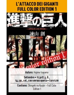 L`ATTACCO DEI GIGANTI FULL COLOR EDITION 1