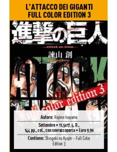 L`ATTACCO DEI GIGANTI FULL COLOR EDITION 3