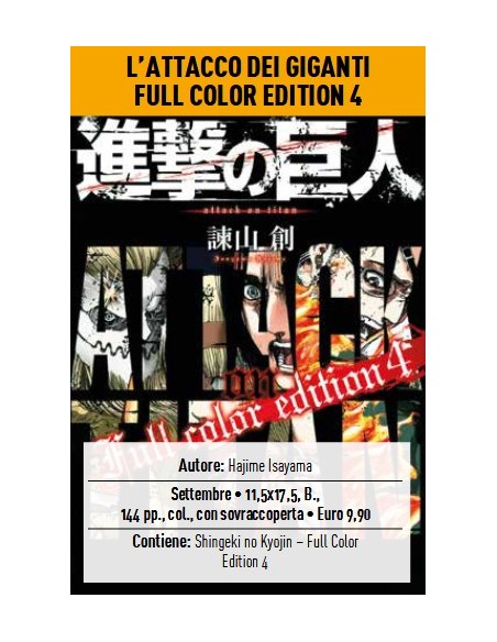 L`ATTACCO DEI GIGANTI FULL COLOR EDITION 4