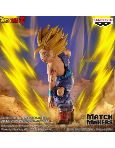 DRAGON BALL Z - MATCH MAKERS - SUPER SAIYAN SON GOHAN - STATUA 10CM