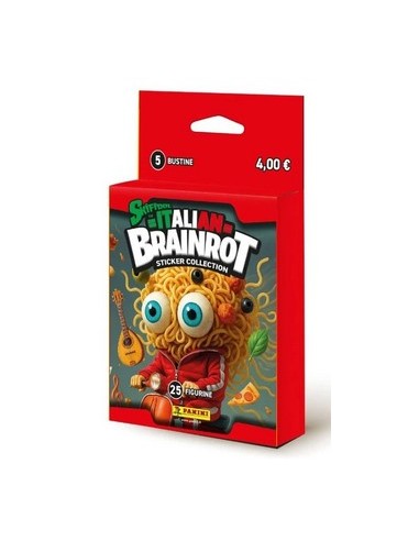 SKIFIDOL ITALIAN BRAINROT STICKER COLLECTION ECOBLISTER - (contiene: 5 bustine)