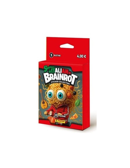 SKIFIDOL ITALIAN BRAINROT STICKER COLLECTION ECOBLISTER - (contiene: 5 bustine)