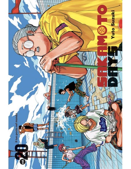 SAKAMOTO DAYS 20 VARIANT CON IMMAGINE FULL ART IN QUARTA DI SOVRACOVER