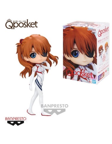 EVANGELION 3.0 + 1.0 - Q POSKET - ASUKA SHIKINAMI LANGLEY (NORMAL COLOR VER.A) - STATUA 14CM