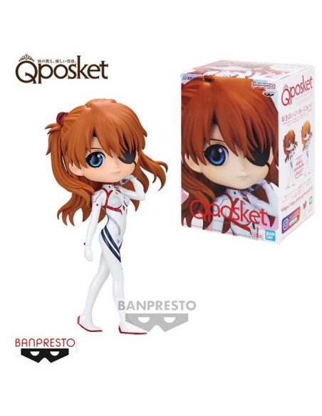 EVANGELION 3.0 + 1.0 - Q POSKET - ASUKA SHIKINAMI LANGLEY (NORMAL COLOR VER.A) - STATUA 14CM