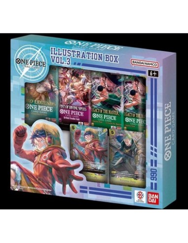 ONE PIECE CARD GAME - IB-03 - ILLUSTRATION BOX - (contiene: box da 4 bustine per One Piece Card Game, 1 busta di OP-08, 1 busta 