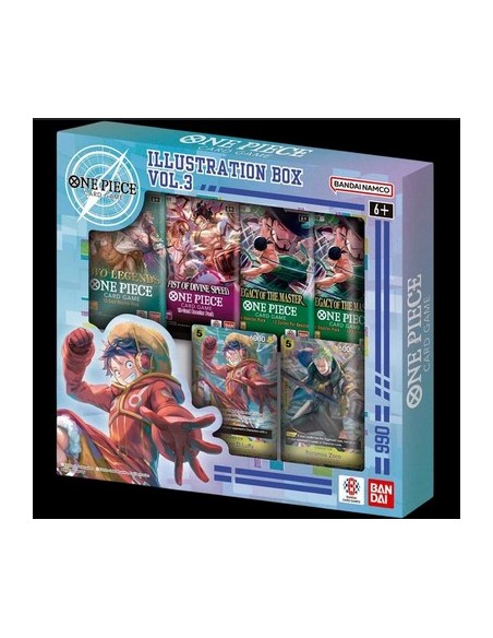 ONE PIECE CARD GAME - IB-03 - ILLUSTRATION BOX - (contiene: box da 4 bustine per One Piece Card Game, 1 busta di OP-08, 1 busta 