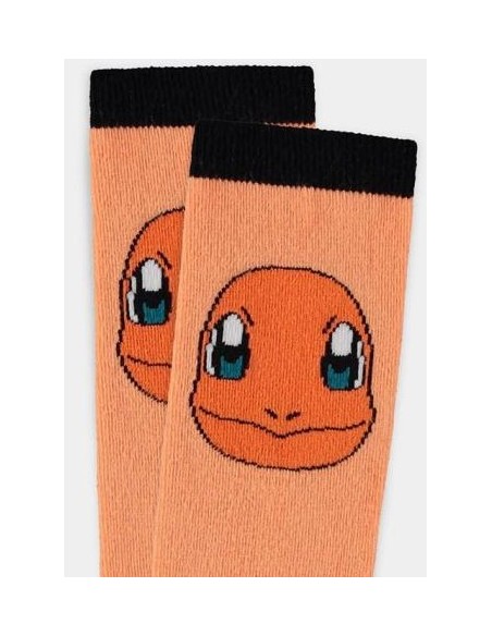 POKEMON CHARMANDER KNEE HIGH SOCKS/CALZE - TAGLIA 39-42 EU