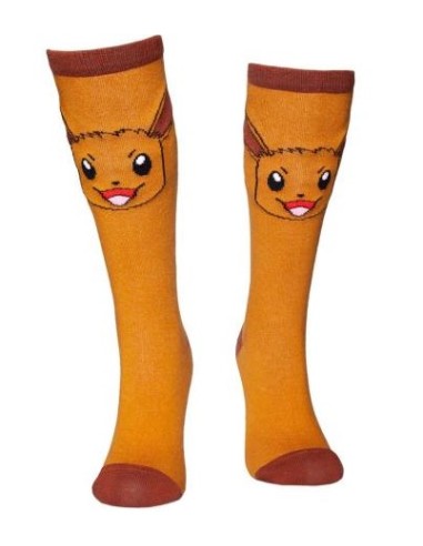 POKEMON EEVEE KNEE HIGH SOCKS/CALZE - TAGLIA 39-42 EU