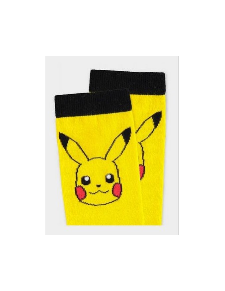 POKEMON PIKACHU KNEE HIGH SOCKS/CALZE - TAGLIA 39-42 EU