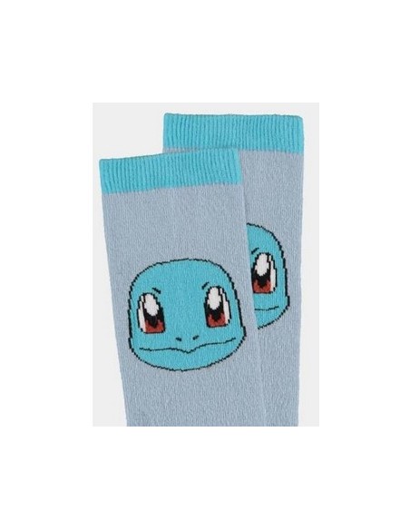 POKEMON SQUIRTLE KNEE HIGH SOCKS/CALZE - TAGLIA 35-38