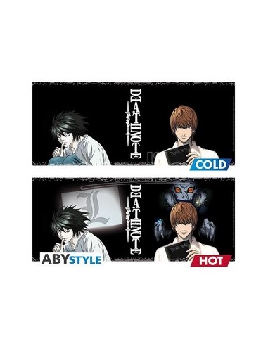 DEATH NOTE - HEAT CHANGE MUG 460ML - KIRA & L