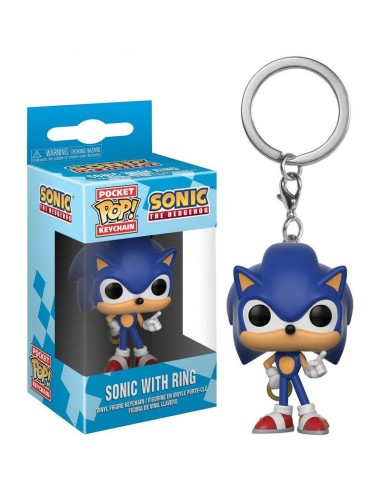 SONIC - SONIC WITH RING - POCKET POP KEYCHAIN