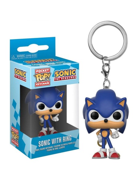 SONIC - SONIC WITH RING - POCKET POP KEYCHAIN