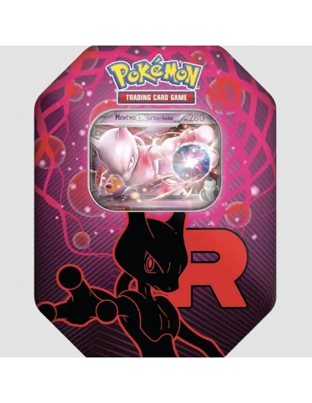 POKEMON - BUNDLE TIN DA COLLEZIONE TEAM ROCKET - MEWTO EX