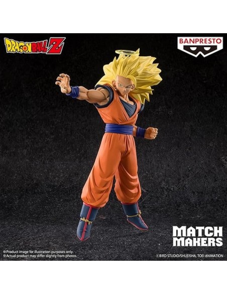 DRAGON BALL Z - MATCH MAKERS - SUPER SAIYAN 3 SON GOKU - - STATUA 17CM