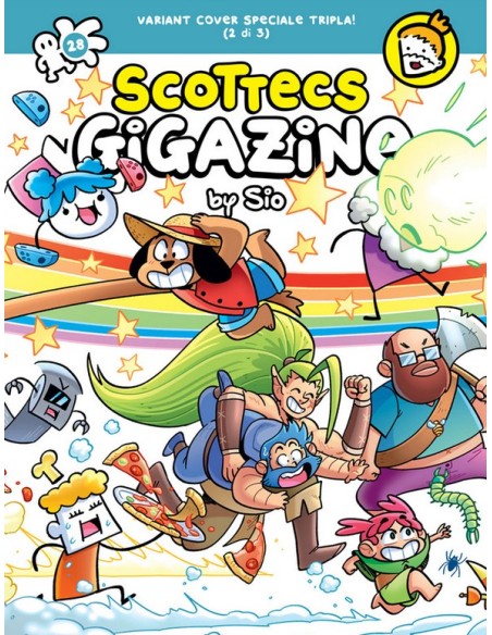 SCOTTECS GIGAZINE 28 VARIANT LIMITATA ESCLUSIVA FUMETTERIE 2 DI 3