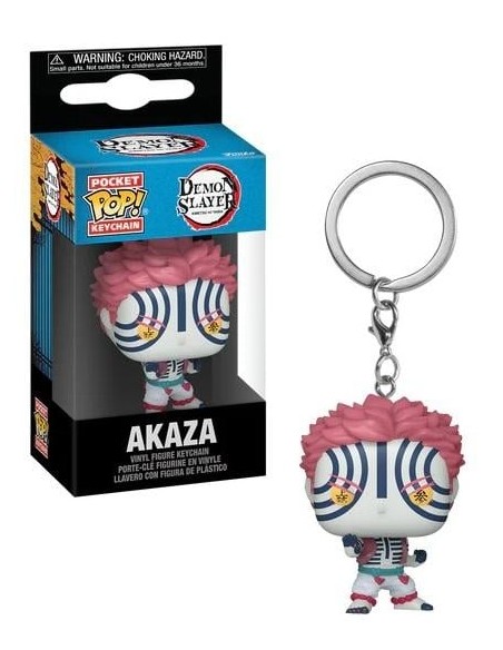 DEMON SLAYER - AKAZA - POCKET POP KEYCHAIN