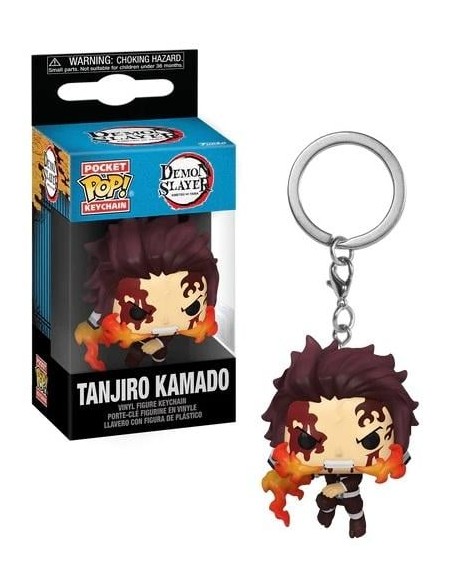 DEMON SLAYER - TANJIRO KAMADO (DANCING FLASH) - POCKET POP KEYCHAIN