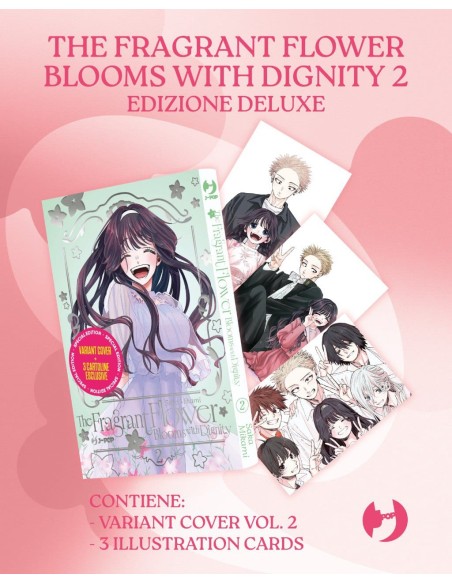THE FRAGRANT FLOWER BLOOMS WITH DIGNITY 2 DELUXE (con sovraccoperta variant e 1 set di cartoline)