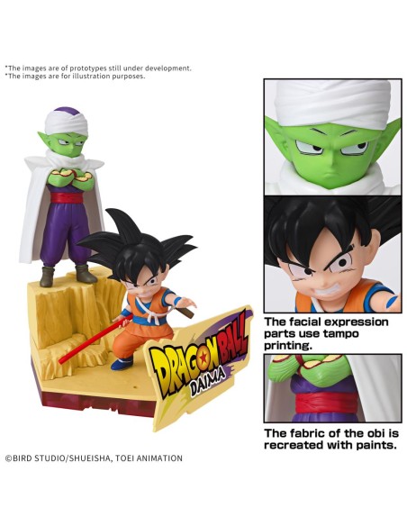 DRAGON BALL - DAIMA MODEL KIT SON GOKU (MINI) & PICCOLO (MINI) - MODEL KIT