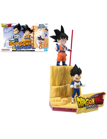 DRAGON BALL - MODEL KIT VARI - DAIMA MODEL KIT SON GOKU (MINI) & VEGETA (MINI) - MODEL KIT