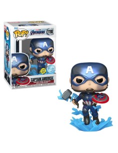 MARVEL: ENDGAME - CAPTAIN AMERICA W/HAMMER (GLOW IN THE...