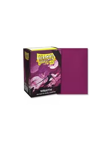 100 STANDARD SIZE MATTE DUAL SLEEVES - WRAITH
